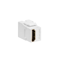 CONECTOR PASANTE HDMI QUICKPORT CUBIERTA BLANCA LEVITON