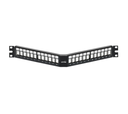 PATCH PANEL ANGULADO 24 PUERTOS VACÍO 1RU LEVITON