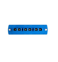 PLACA DE PRECISION SDX AZUL DE 6 PUERTOS OS2 SC DUPLEX DE FIBRA OPTICA LEVITON