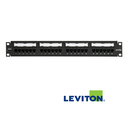 PATCH PANEL 24 PUERTOS CAT 6 1RU LEVITON