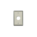 PLACA DE ACERO INOX. PARA SOPORTE DURAPORT 1 GANG 1 PUERTO LEVITON