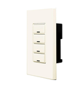 INTERRUPTOR DIGITAL DECORA GREENMAX LUMACAN3 DE 4 BOTONES INCLUYE PLACA COLOR ALMENDRA LEVITON 