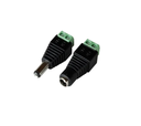 CONECTOR HEMBRA Y MACHO PARA CAMARAS ANÁLOGAS DC