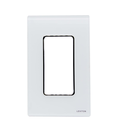 PLACA DE PARED 1 ESPACIO L102-26000-CBD BLANCO KRISTALO LEVITON