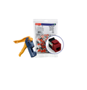 DADO CAT 5e GIGAMAX COLOR ROJO OSCURO BOLSA DE 150