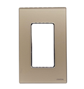 26000-CND PLACA DE PARED 1 ESPACIO L14-26000-CDD DORADO KRISTALO LEVITON