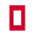 PLACA DECORATIVA DE COLOR ROJO TERMOPLASTICA NYLON