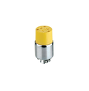 RECEPTACULO DE PENDULO 20 A, 125 V, NEMA 5-20R, 2P, 3W, USO COMERCIAL, REFORZADO, CONEXION A TIERRA, ACERO