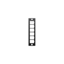 OPT-X QUICKPORT PLATE, EMPTY, BLACK LEVITON