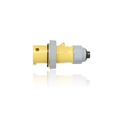 ENCHUFE DE CLAVIJA Y MANGA IEC CON MONTAJE DE ABRAZADERA SIN TORNILLOS SERIE LEV, 20 A, 125 V, 2P, 3W