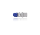 ENTRADA DE MONTAJE EN PANEL CON CONFIGURACIÓN INTERNACIONAL, 32 A, 200-250 V, GRADO INDUSTRIAL AZUL